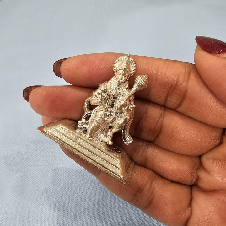 Silver Hanuman idol