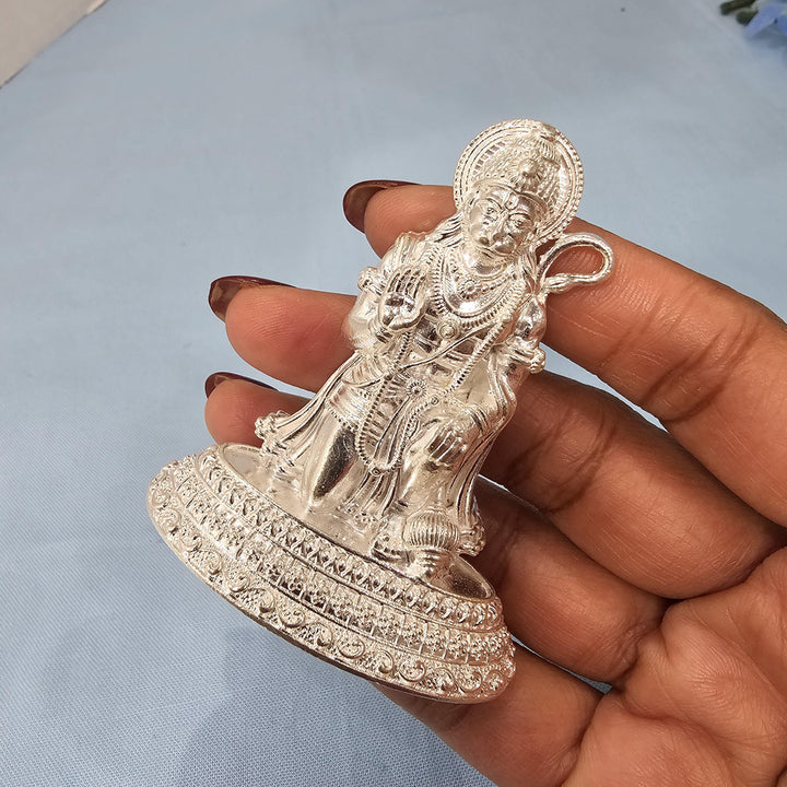 Silver Hanuman idol