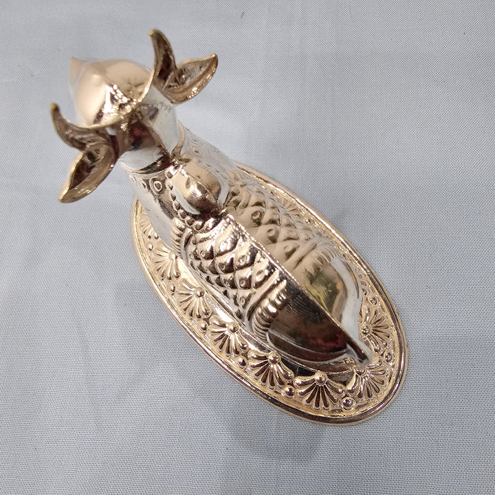 Silver cow calf idol