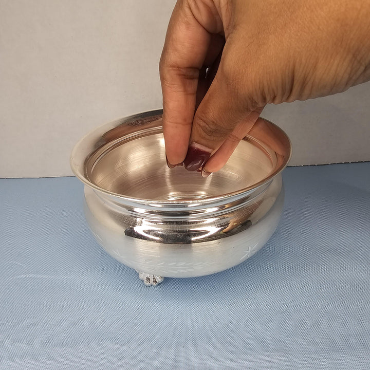 Silver Feeding bowl/ spoon