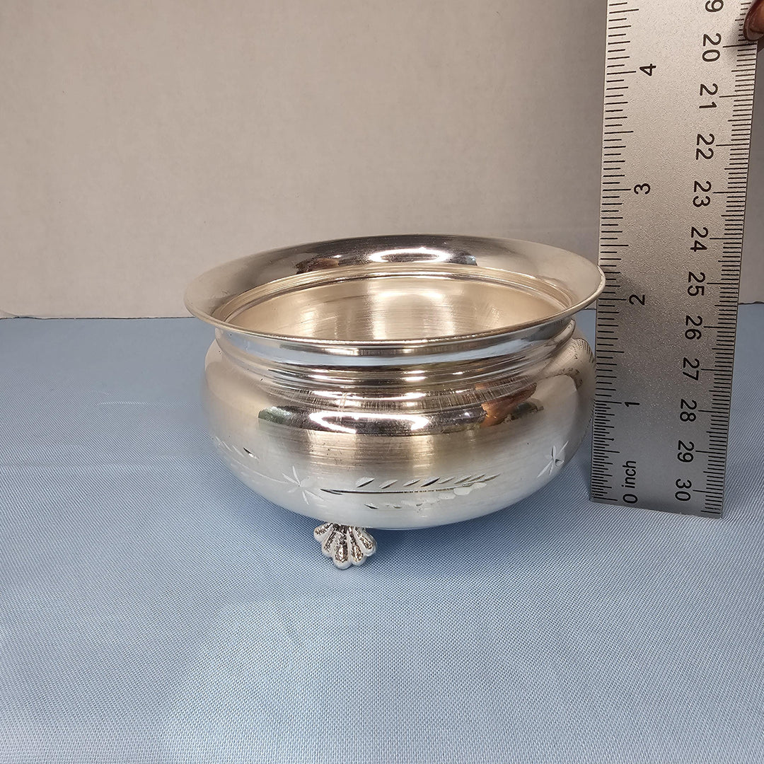 Silver Feeding bowl/ spoon