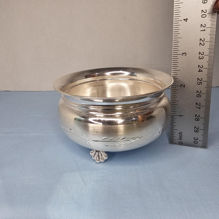 Silver Feeding bowl/ spoon