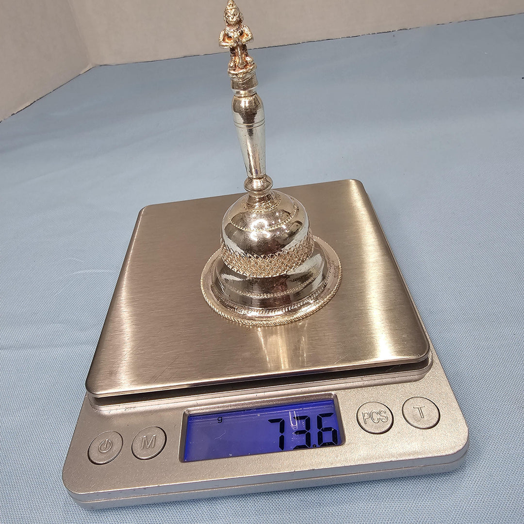 Silver Solid Pooja bell