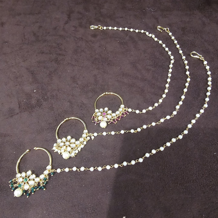 Kundan Nose Ring