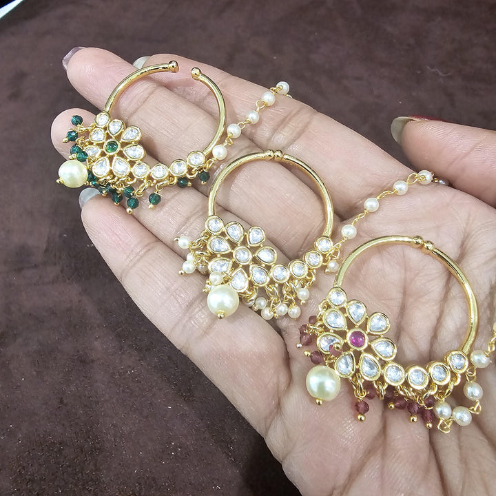 Kundan Nose Ring