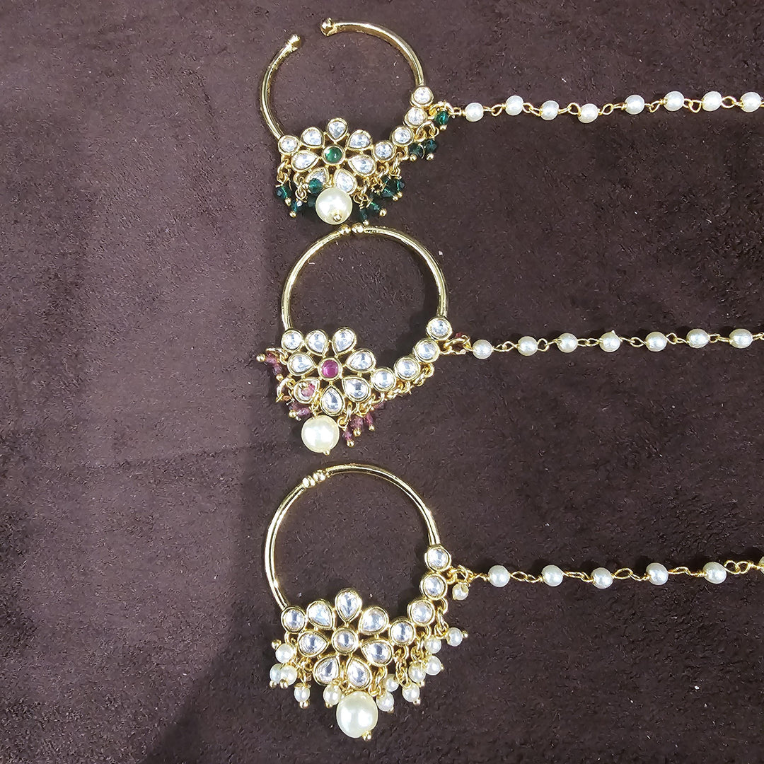 Kundan Nose Ring