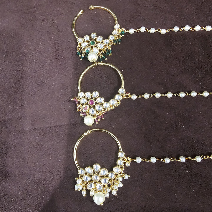 Kundan Nose Ring