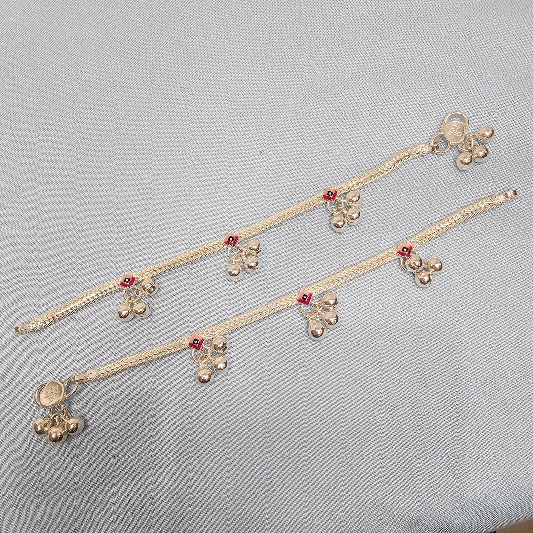 Pure Silver kids Anklets