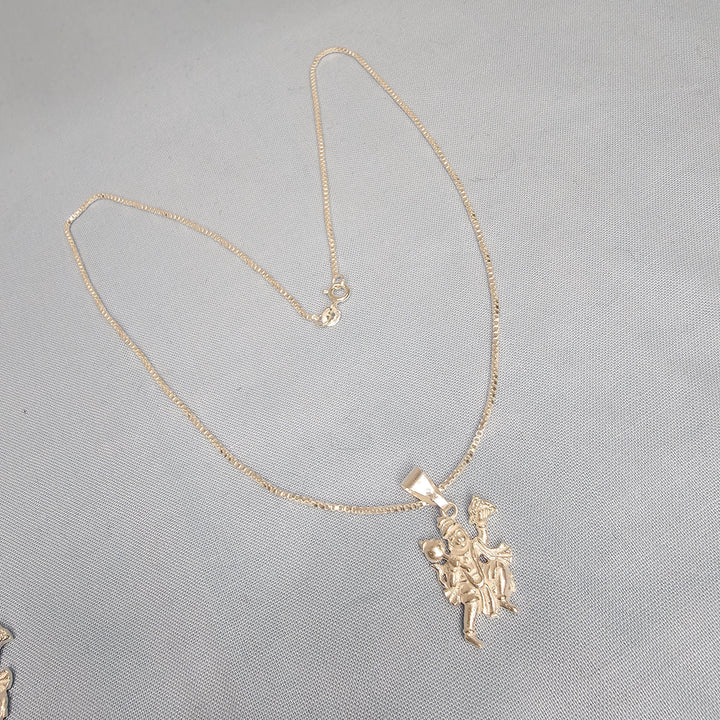hanuman pendant & chain