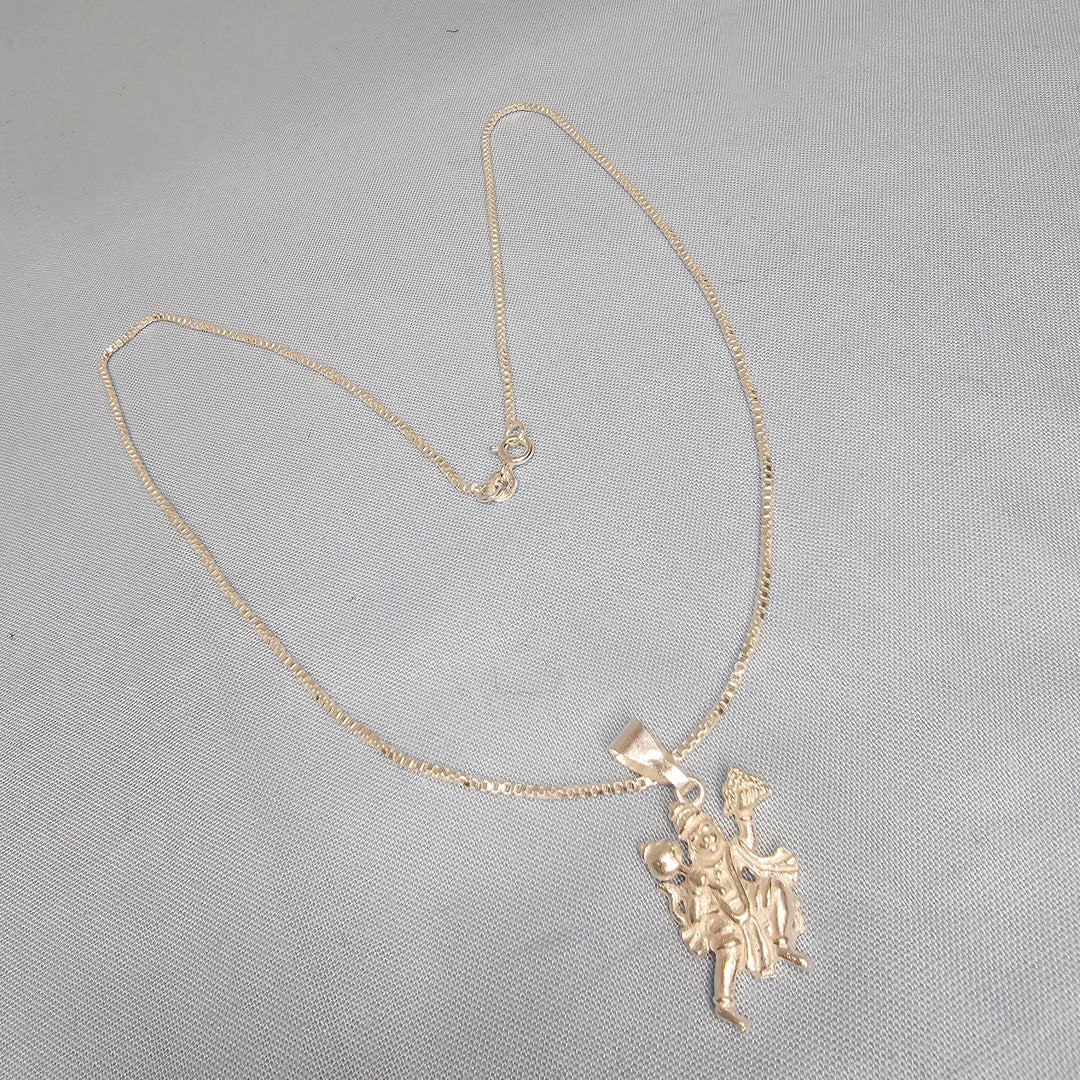 hanuman pendant & chain