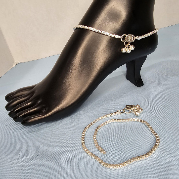 Pure Silver adult Anklets