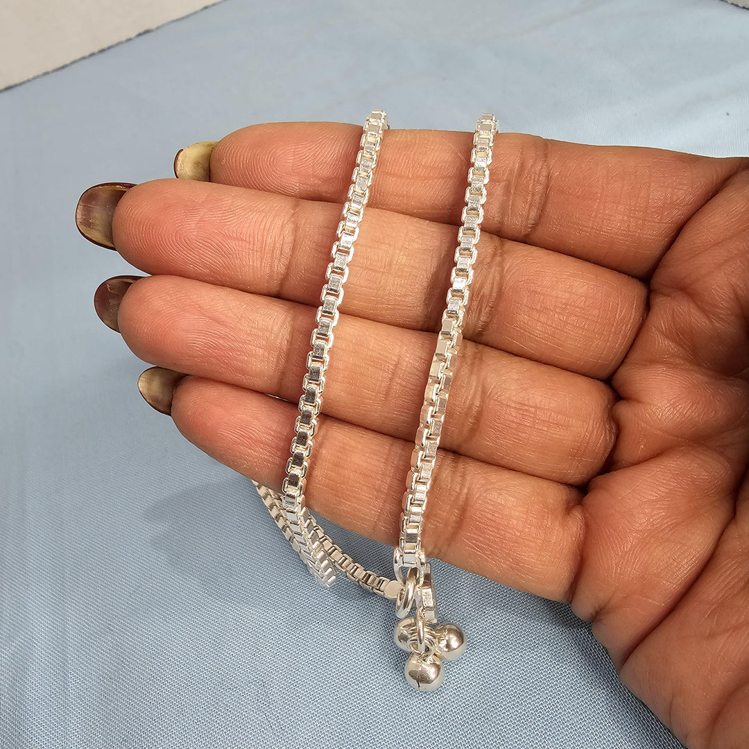 Pure Silver adult Anklets