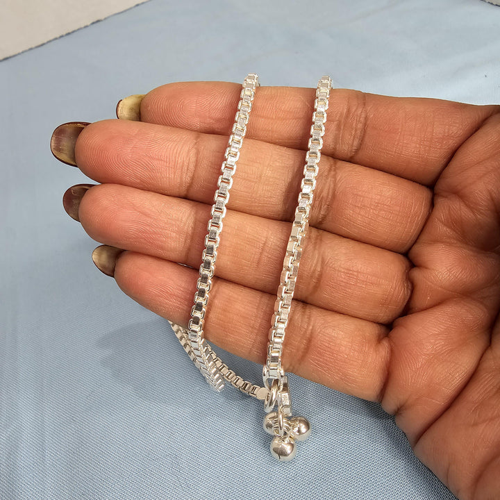 Pure Silver adult Anklets