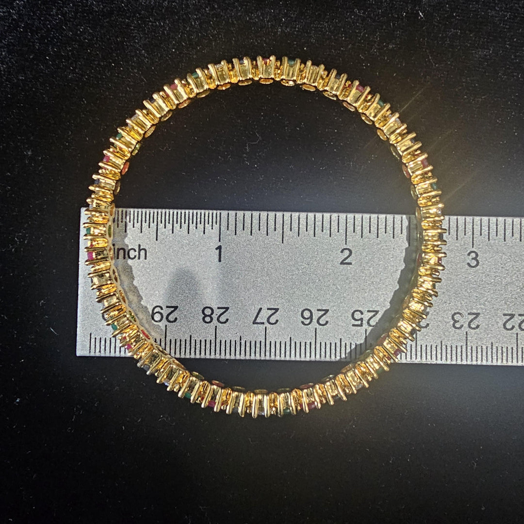 Navaratna Bangles Set