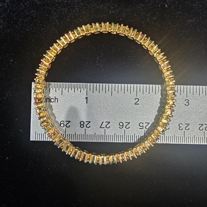 Navaratna Bangles Set