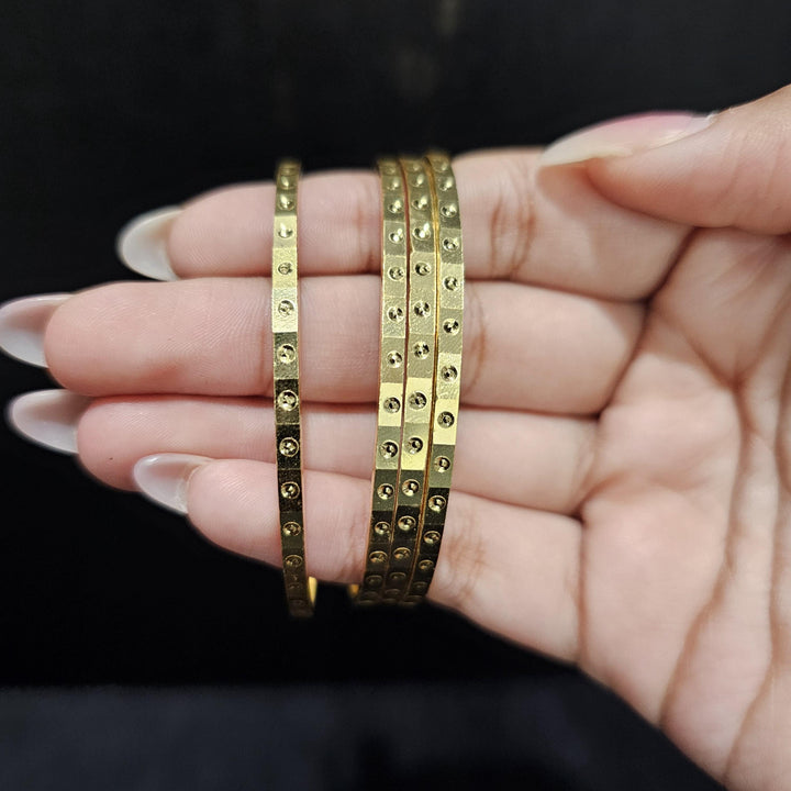 4PC Gold Plated Bangles