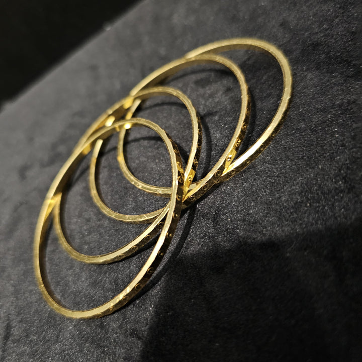 4PC Gold Plated Bangles