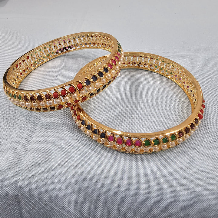 2PC Navaratna bangles