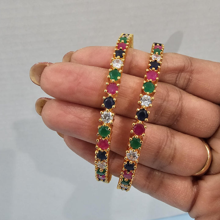 Navaratna Bangles Set
