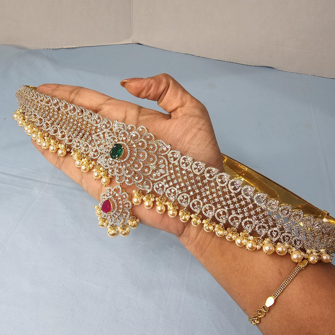 Diamond Silver vaddanam