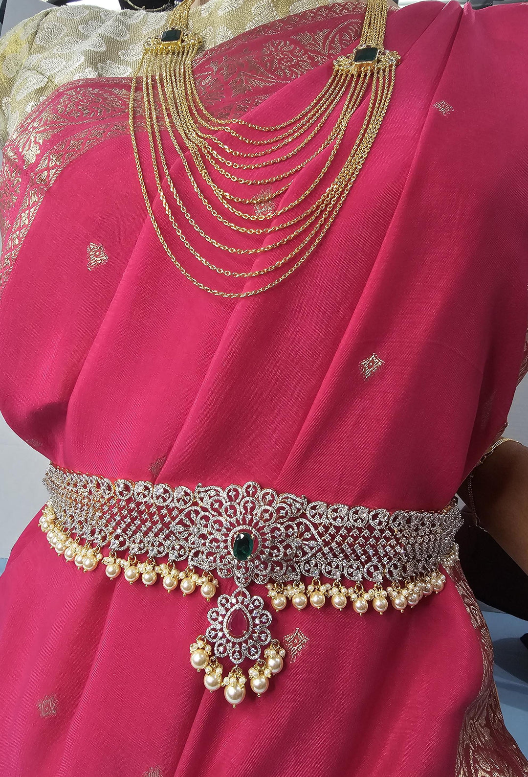 Diamond Silver vaddanam