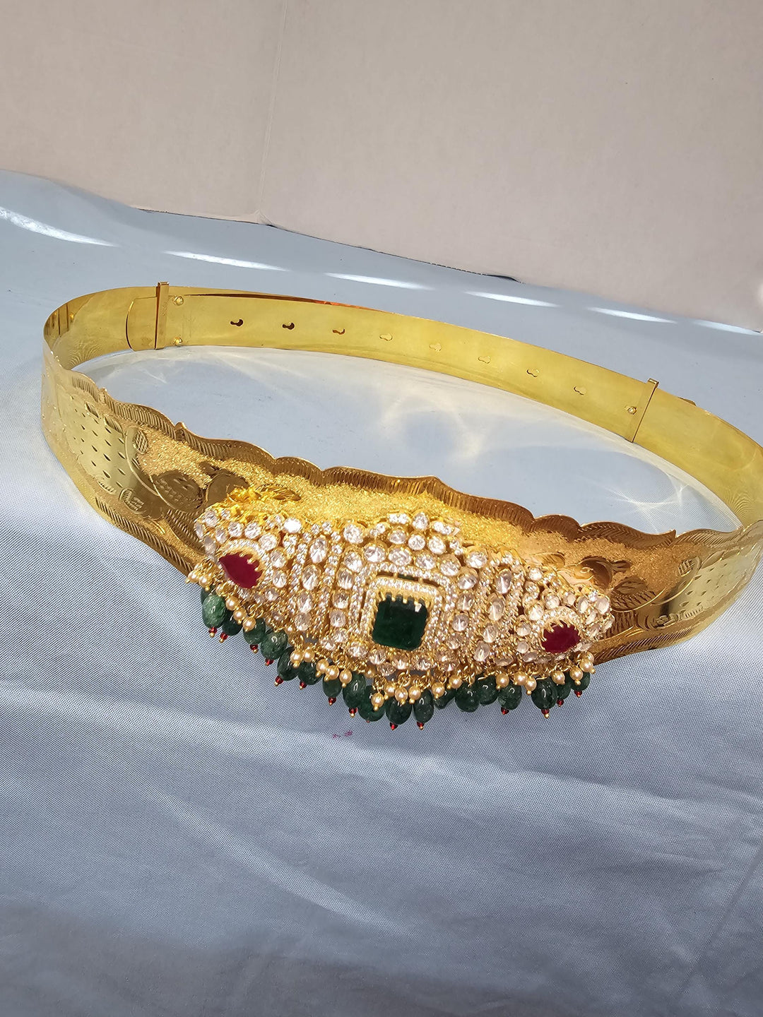 Adults Silver Moissanite belt
