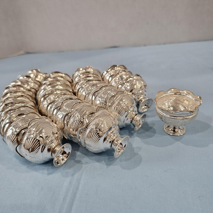 Silver prasadam bowls