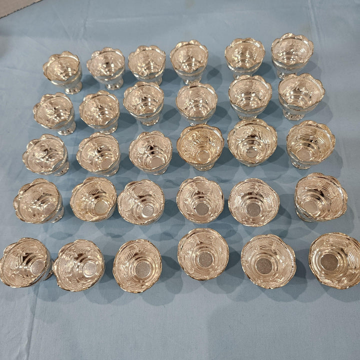 Silver prasadam bowls
