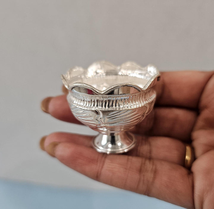 Silver prasadam bowls