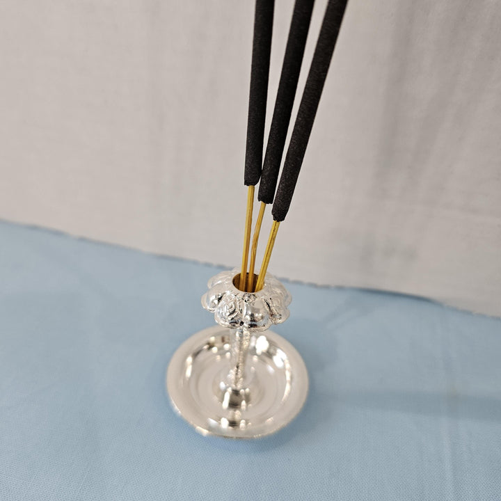 Silver Agarbatti stand