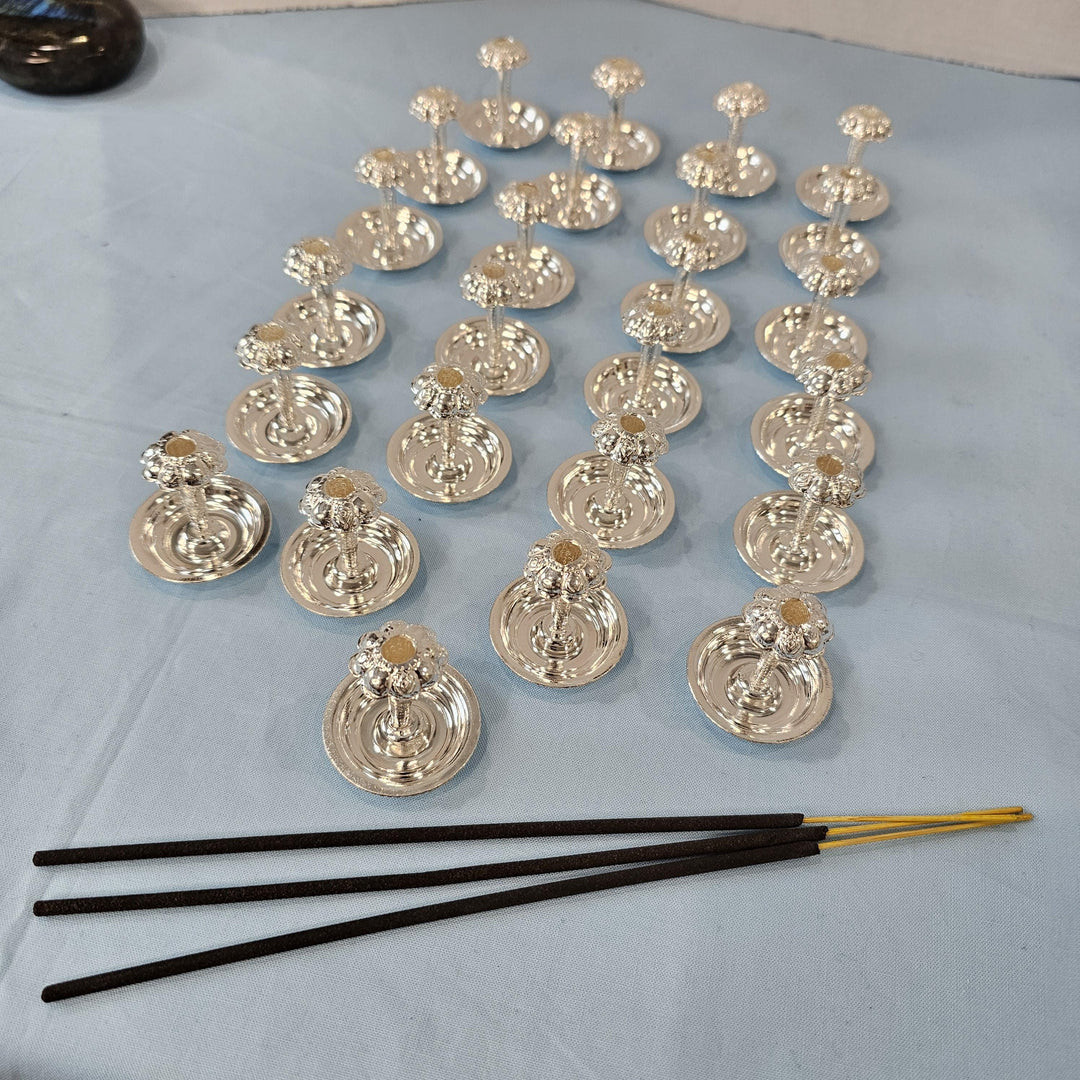 Silver Agarbatti stand