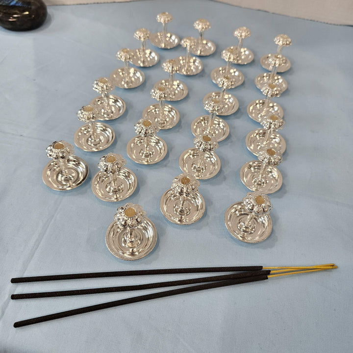Silver Agarbatti stand