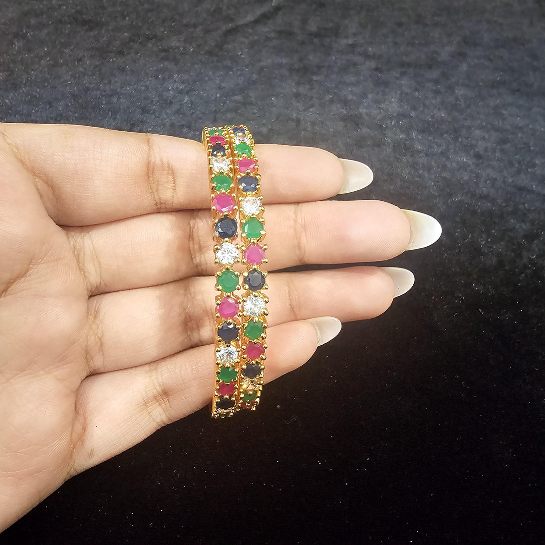 Navaratna Bangles Set