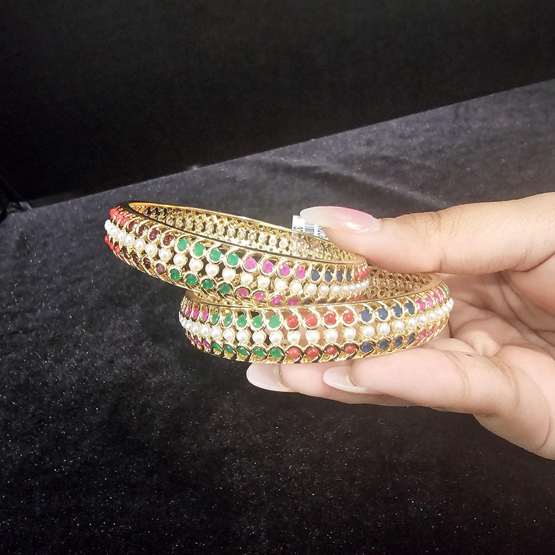 2PC Navaratna bangles