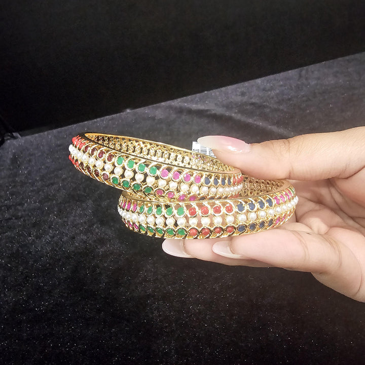 2PC Navaratna bangles