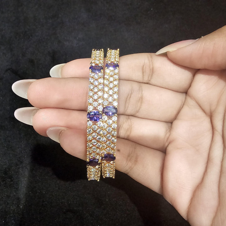 Amethyst Bangles Set
