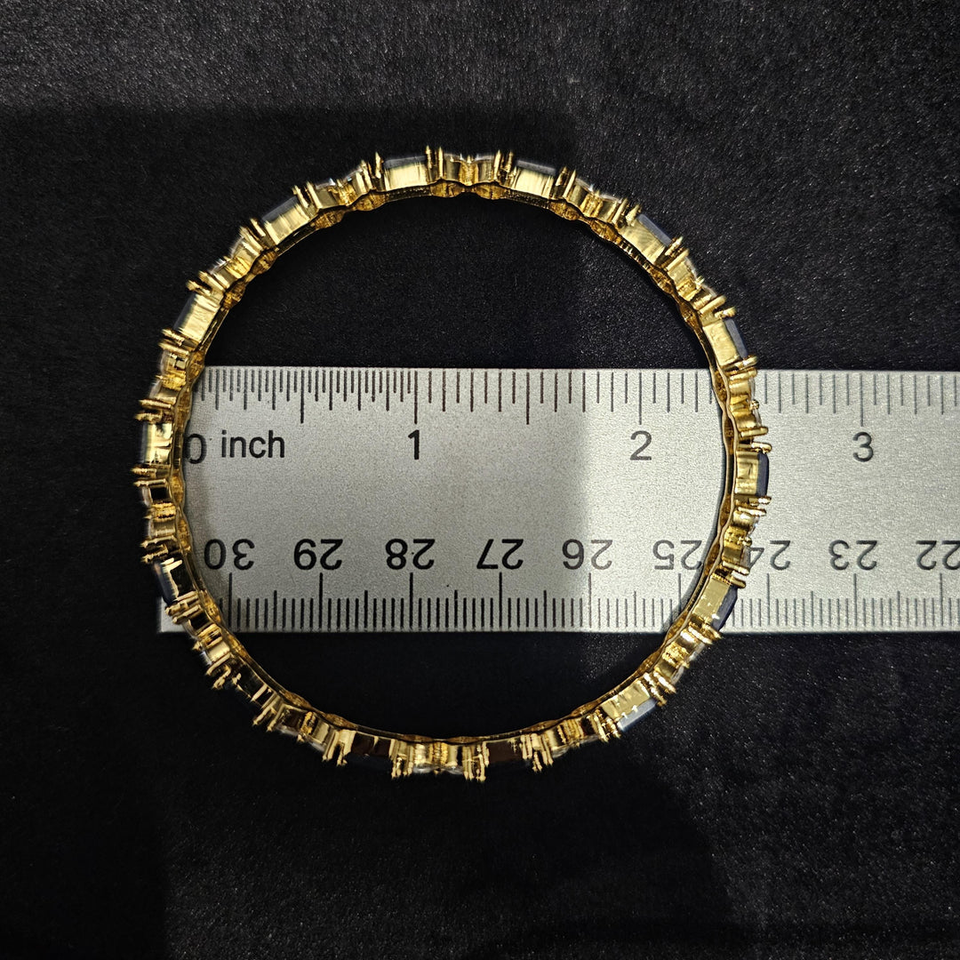 Blue cz Bangles