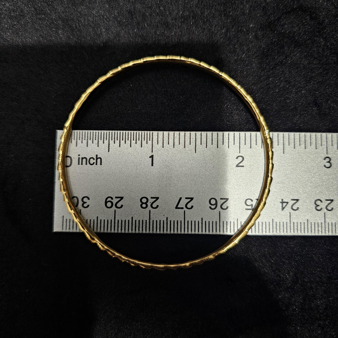 Gold Plated 4 Bangles set