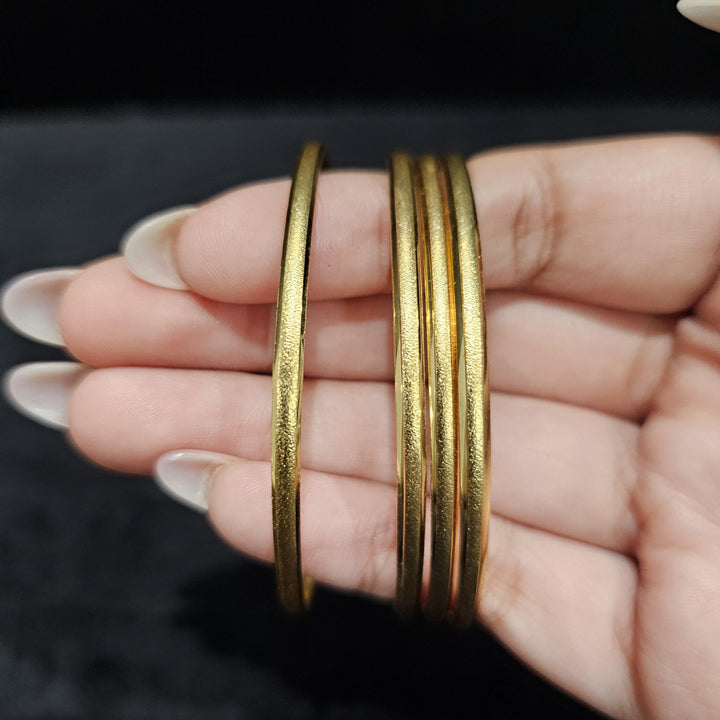 pLAIN Gold Plated Bangles