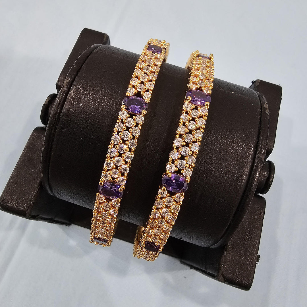 Amethyst Bangles Set