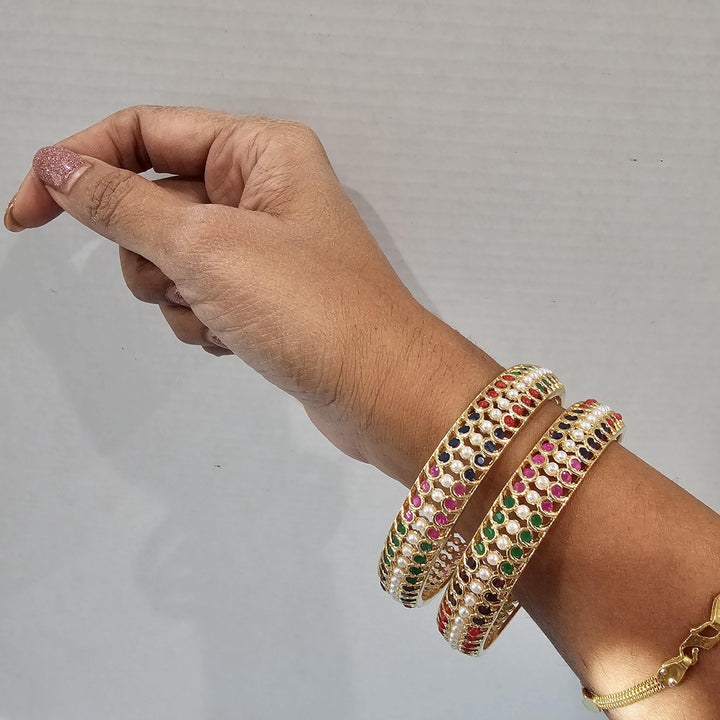 2PC Navaratna bangles