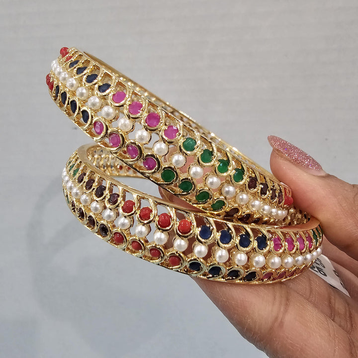 2PC Navaratna bangles