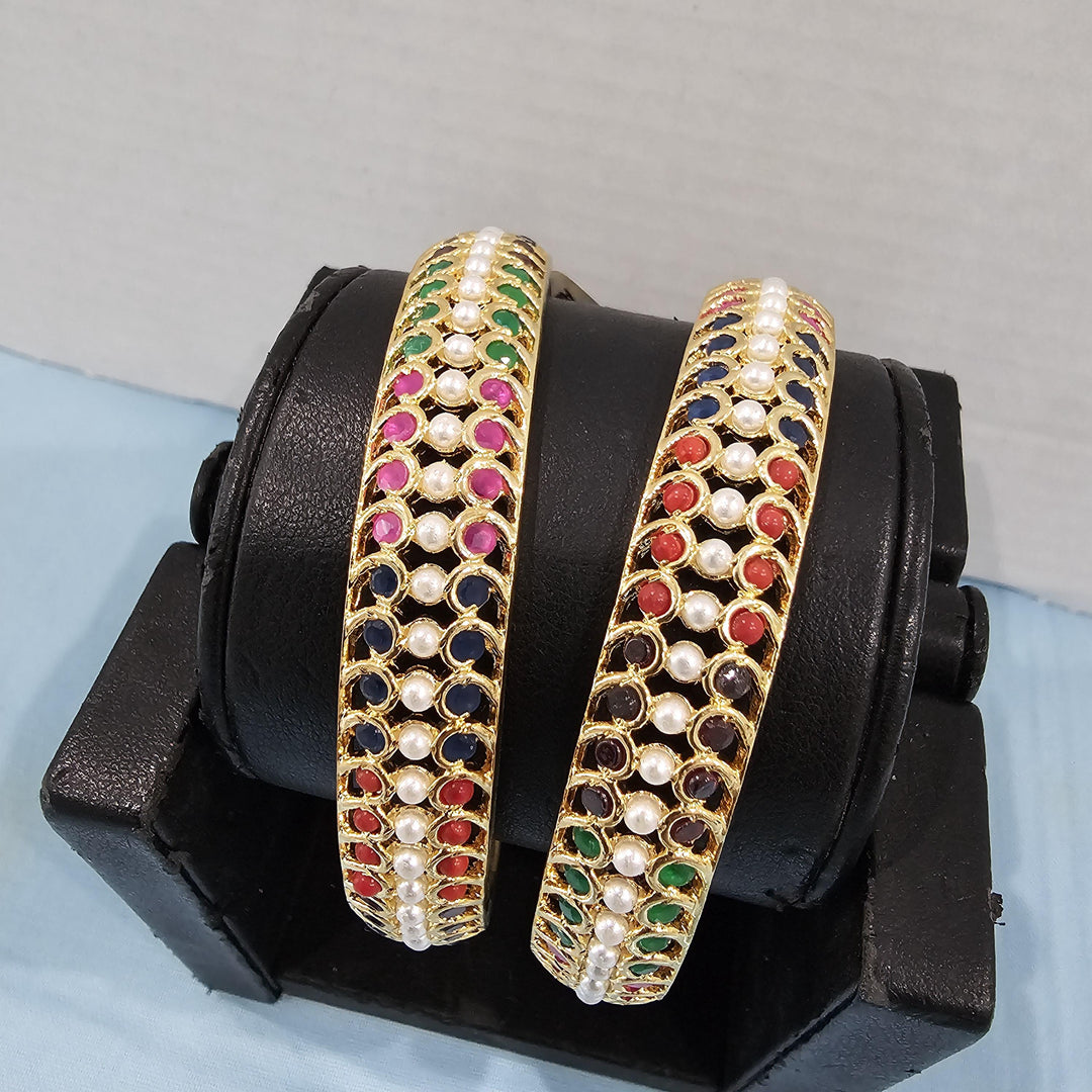 2PC Navaratna bangles