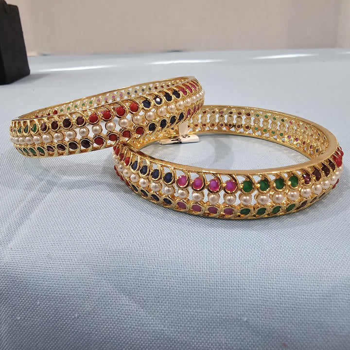 2PC Navaratna bangles