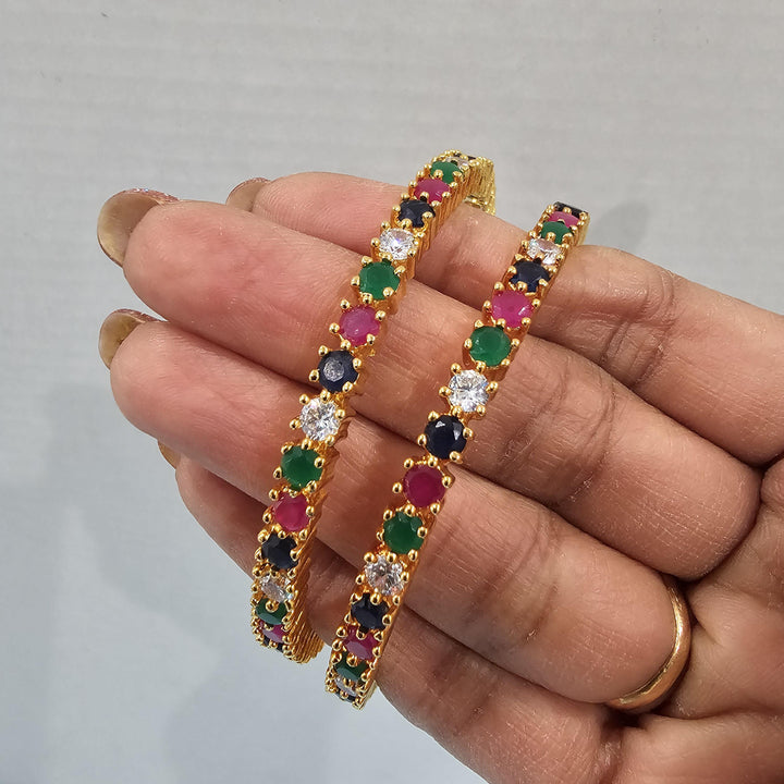 Navaratna Bangles Set