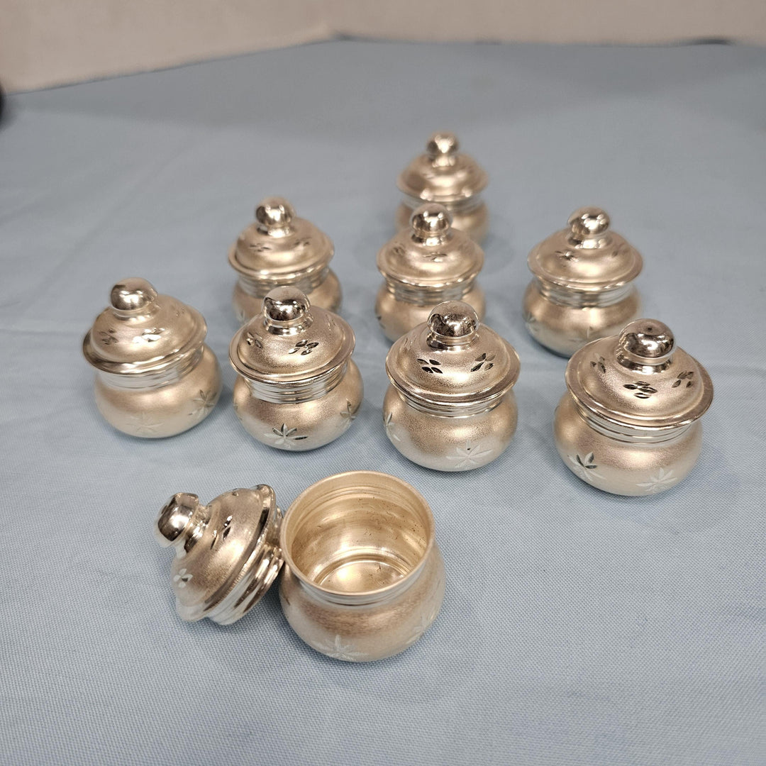 Silver Kumkum Box