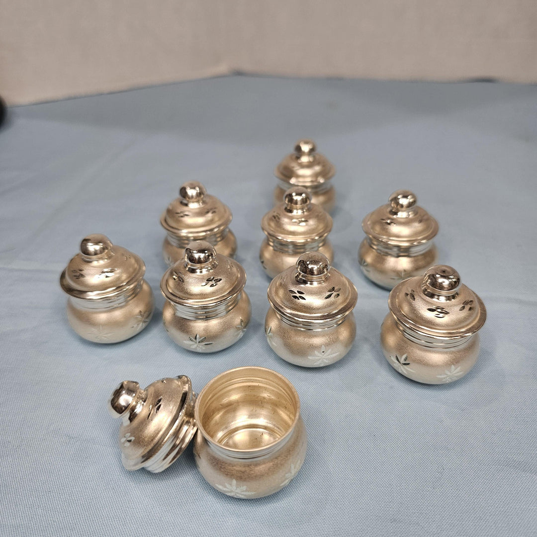 Silver Kumkum Box