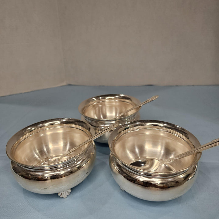 Silver Feeding bowl/ spoon