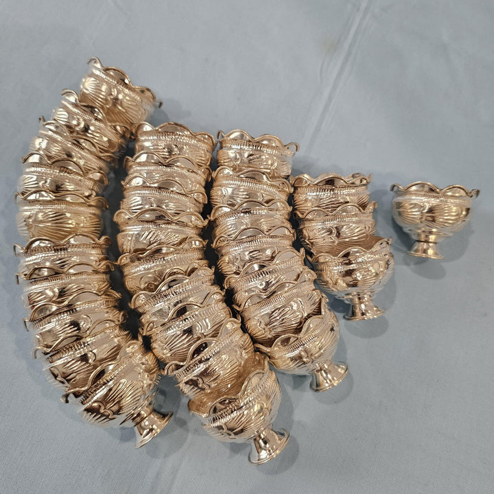 Silver prasadam bowls