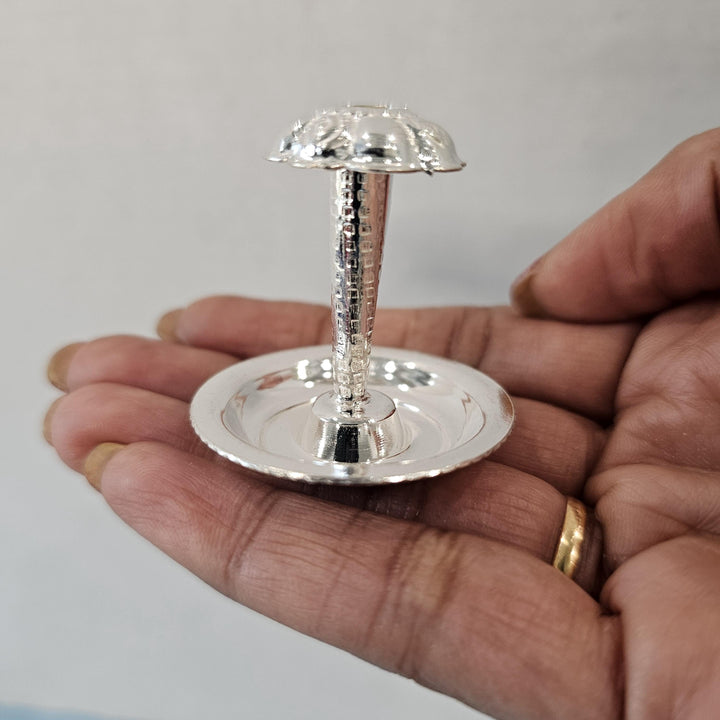 Silver Agarbatti stand